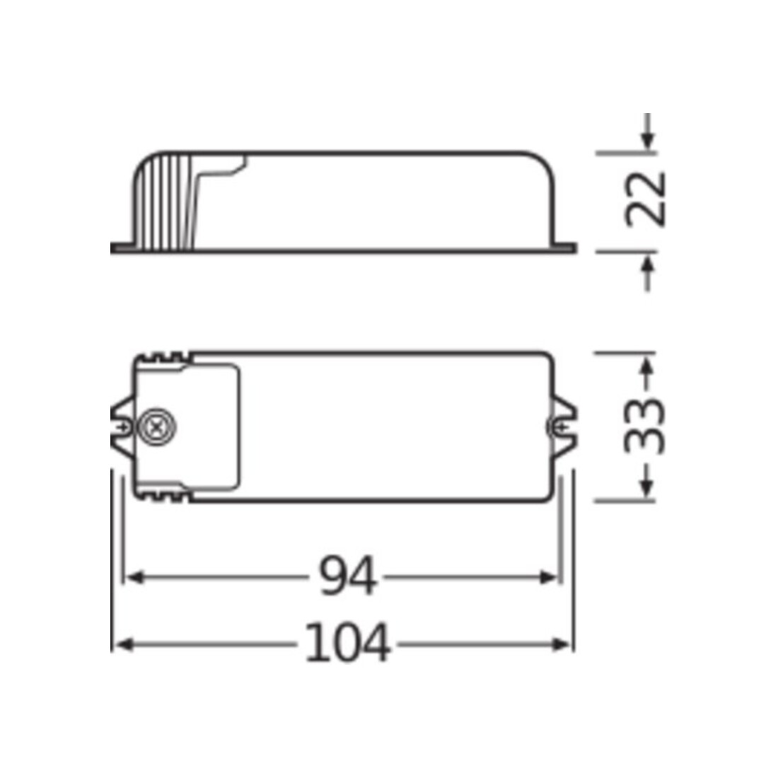 OSRAM BETRIEBSGERÄTE Elektronischer Trafo HTN 75/230-240 I