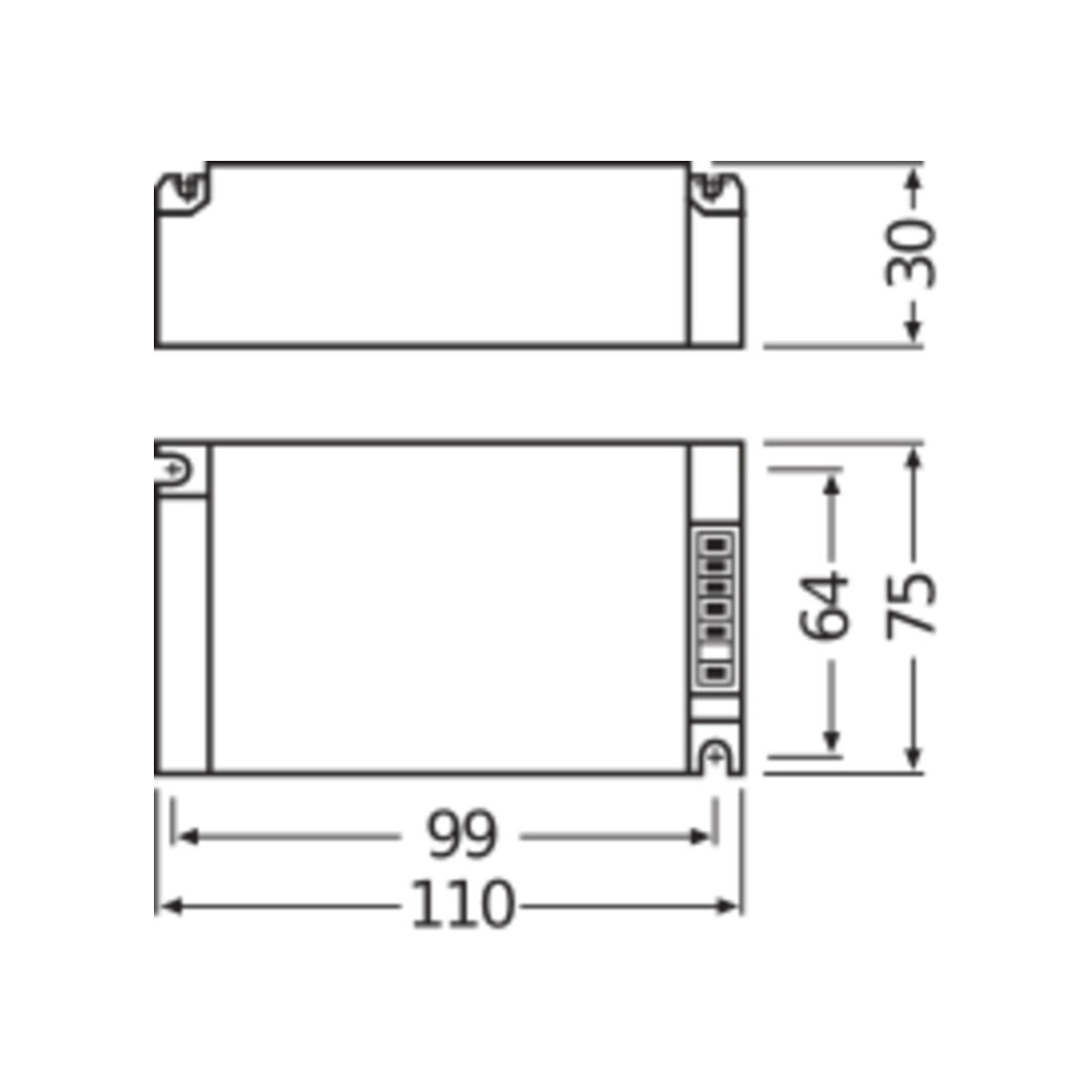 OSRAM BETRIEBSGERÄTE Elektronischer Trafo PTi 70/220-240 S