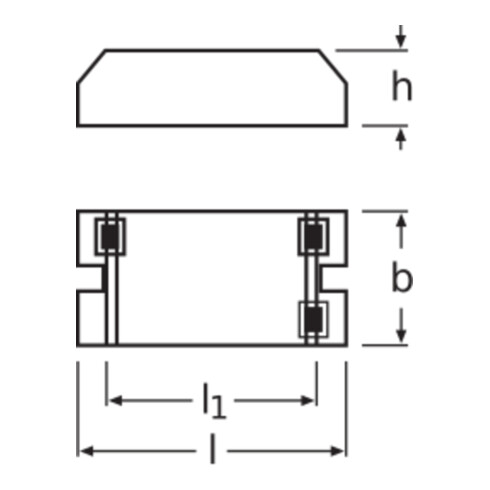 OSRAM BETRIEBSGERÄTE Elektronischer Trafo QTECO1x4-16/220-240S