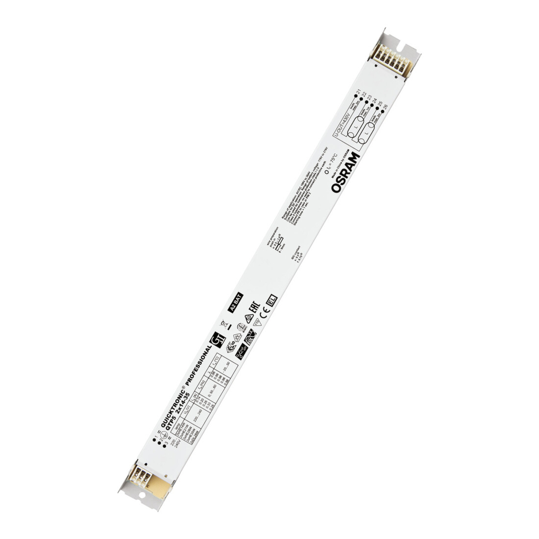 OSRAM BETRIEBSGERÄTE Elektronischer Trafo QTP5 2x14-35/220-240