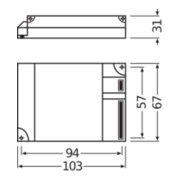 OSRAM BETRIEBSGERÄTE Elektronischer Trafo QTPM1X26-42/220-240S-3