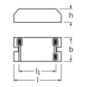 OSRAM BETRIEBSGERÄTE EVG QT-ECO 1x26 S-3