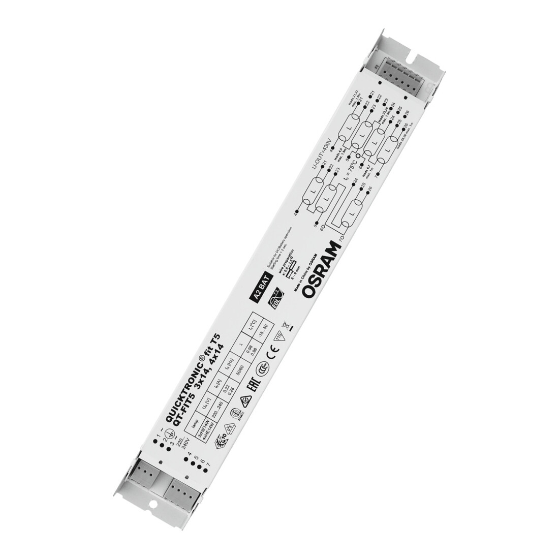 OSRAM BETRIEBSGERÄTE EVG QT-FIT5 3X14, 4X14