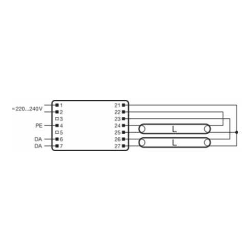 OSRAM BETRIEBSGERÄTE EVG QTi DALI 2x21/39 DIM