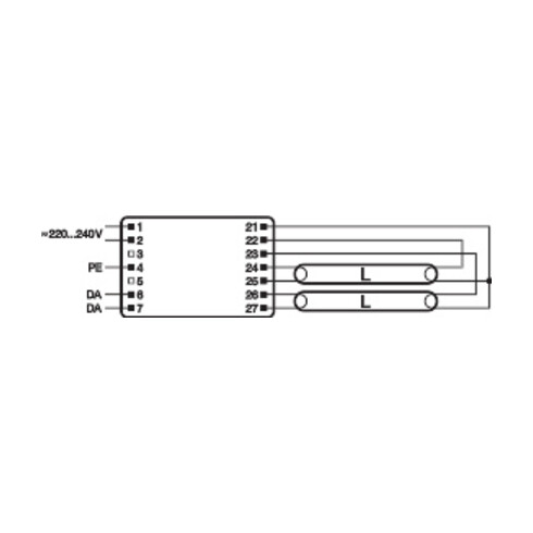 OSRAM BETRIEBSGERÄTE EVG QTi DALI 2x35/49/80D