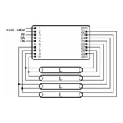 OSRAM BETRIEBSGERÄTE EVG QTI DALI 4X14/24 DIM-3