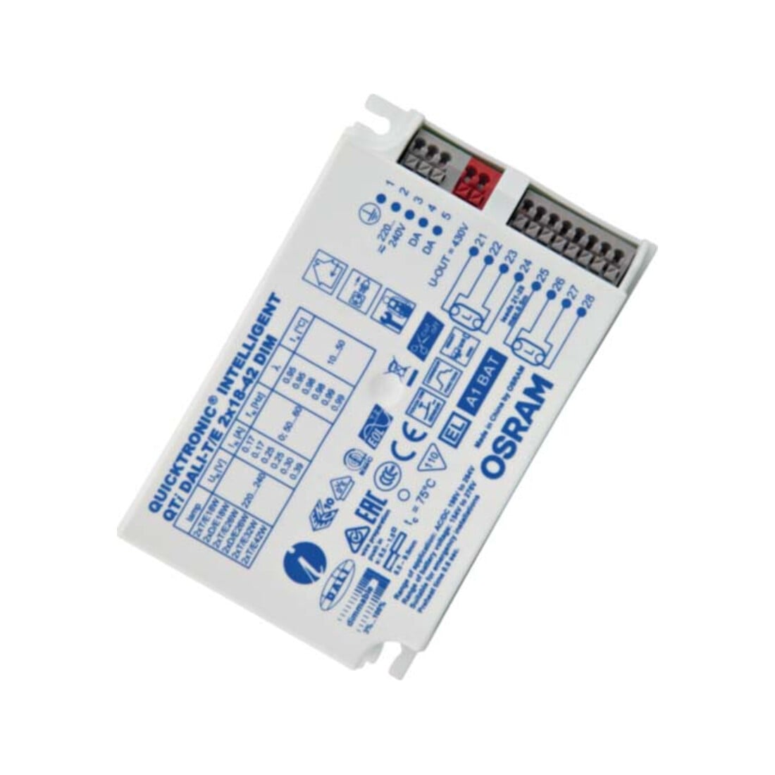 OSRAM BETRIEBSGERÄTE EVG QTI DALIT/E2x1842DIM