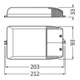 OSRAM BETRIEBSGERÄTE Transformateur électronique PTi 150/220-240 I