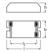 OSRAM BETRIEBSGERÄTE Transformateur électronique QT-ECO 2x5-11 S-4