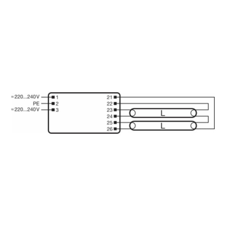 OSRAM BETRIEBSGERÄTE Transformateur électronique QTP-OPTIMAL 2x18-40
