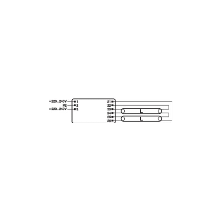 OSRAM BETRIEBSGERÄTE Transformateur électronique QTP-OPTIMAL 2x18-40