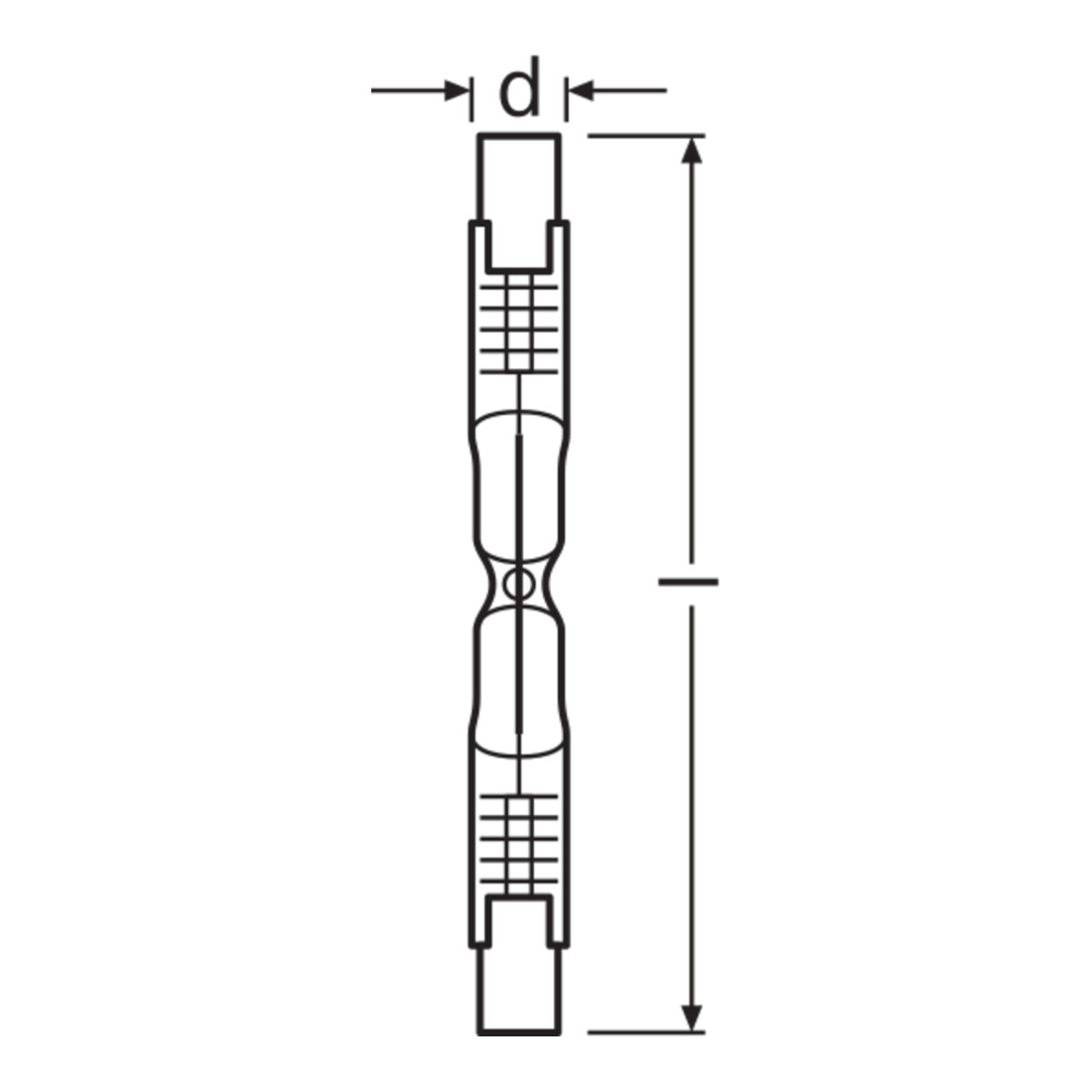 OSRAM Lampe Haloline 48W 230V R7s 64684 ECO