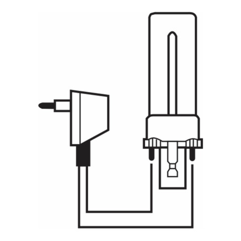 OSRAM LAMPE Kompaktleuchtstofflampe DULUX D13W/830