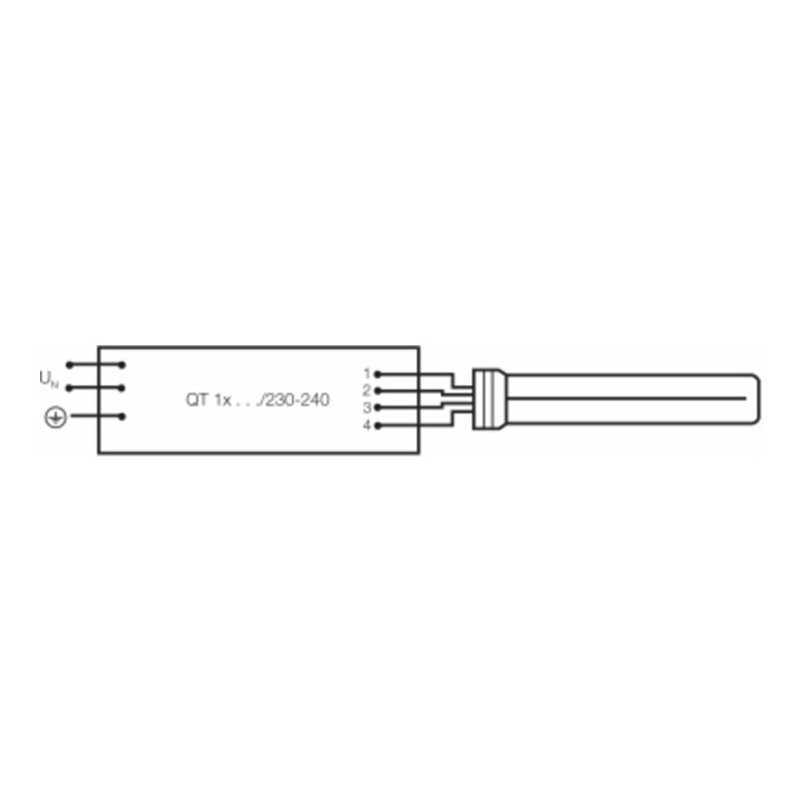OSRAM LAMPE Kompaktleuchtstofflampe DULUX L55W/830