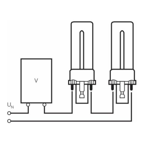 OSRAM LAMPE Kompaktleuchtstofflampe DULUX S 7W/827
