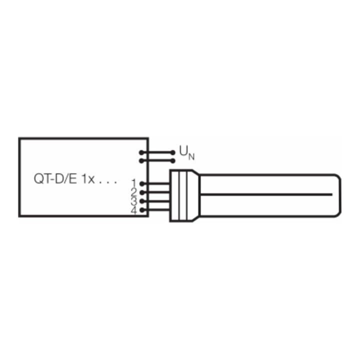 OSRAM LAMPE Kompaktleuchtstofflampe DULUX T/E42W/830