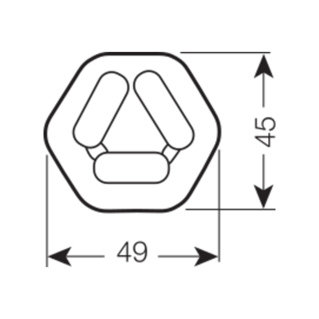 OSRAM LAMPE Kompaktleuchtstofflampe DULUX T/E42W/830IN