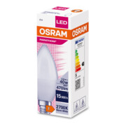 OSRAM LAMPE LED-Kerzenlampe E14 827 LEDPCLB404,9827FRE14-4