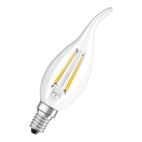 OSRAM LAMPE LED-Kerzenlampe E14 827 LEDPCLBA404827FILE14