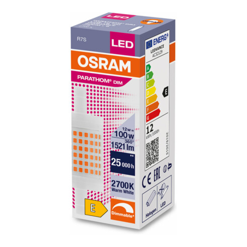 OSRAM LAMPE LED-Lampe 78mm R7s, 827, dim. LEDPLI78100D12827R7S