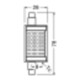 OSRAM LAMPE LED-Lampe 78mm R7s, 827, dim. LEDPLI78100D12827R7S-5