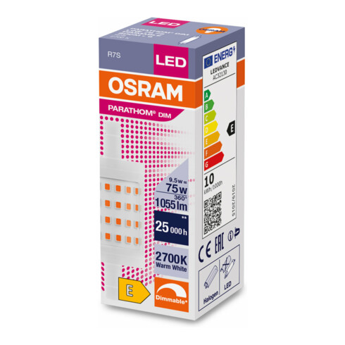 OSRAM LAMPE LED-Lampe 78mm R7s, 827, dim. LEDPLI7875D9,5827R7S