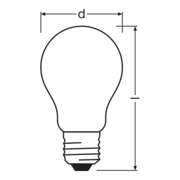 OSRAM LAMPE LED-Lampe E27 827, dim. PCLA40D4,8827GLFRE27