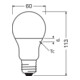 OSRAM LAMPE LED-Lampe E27 827 LEDPCLA608,5827FRE27-5