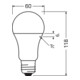 OSRAM LAMPE LED-Lampe E27 827 LEDPCLA7510W827FRE27-4