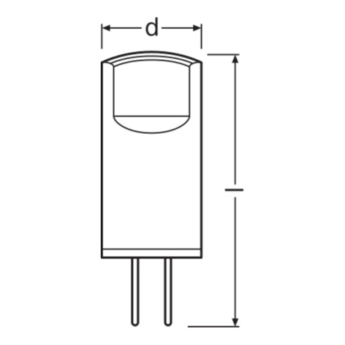 OSRAM LAMPE LED-Lampe G4 827 LEDPPIN10CL0,9W827G4