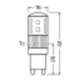 OSRAM LAMPE LED-Lampe G9 827, dim. LEDPPIN30DCL3W/827G9-5