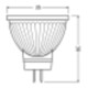 OSRAM LAMPE LED-Reflektorlampe MR11 GU4, 927, dim. LPMR11D3536 4,5W/927-4