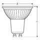 OSRAM LAMPE LED-Reflektorlampe PAR16 GU10, 930, dim. LPPPR16D3536 3,4W930