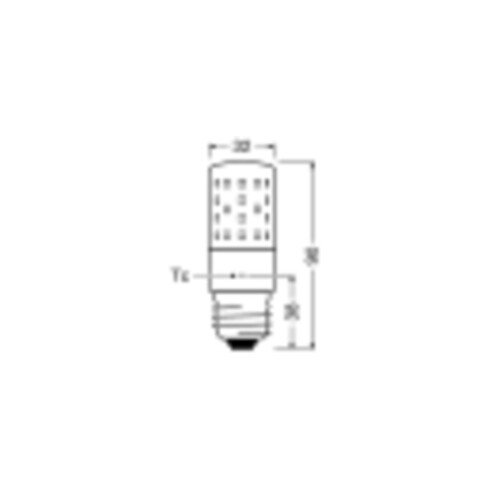 OSRAM LAMPE LED-Slim-Lampe E27 827, dim. LEDTSLIM60D7,3827E27