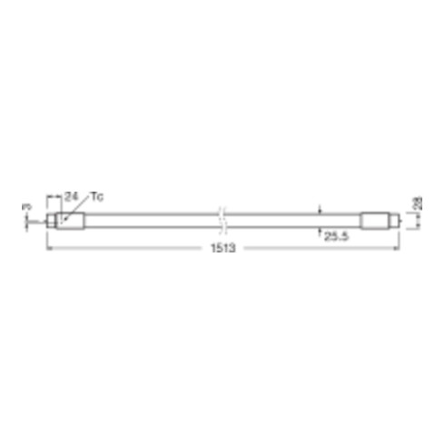 OSRAM LAMPE LED-Tube T8 f. EVG 840 ST8PROU-1.5M23W840HF
