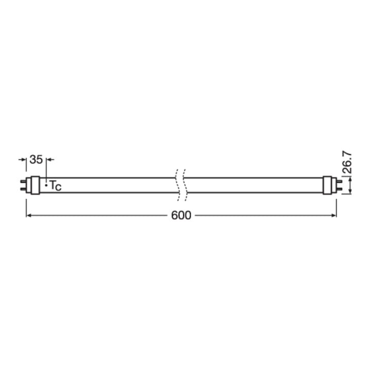 OSRAM LAMPE LED-Tube T8 f. KVG/VVG 840 TUBET8EMVA6006,6W840