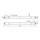 OSRAM LAMPE LED-Tube T8 univeral 830 ST8PROU0.6M7,5W830UN