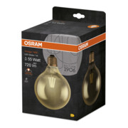 OSRAM LAMPE LED-Vintage-Lampe E27, 824 1906GLOBE7/824FILGD-4