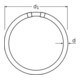 OSRAM LAMPE Leuchtstofflampe Ringform T5 wws 2GX13 FC 22W/827-4