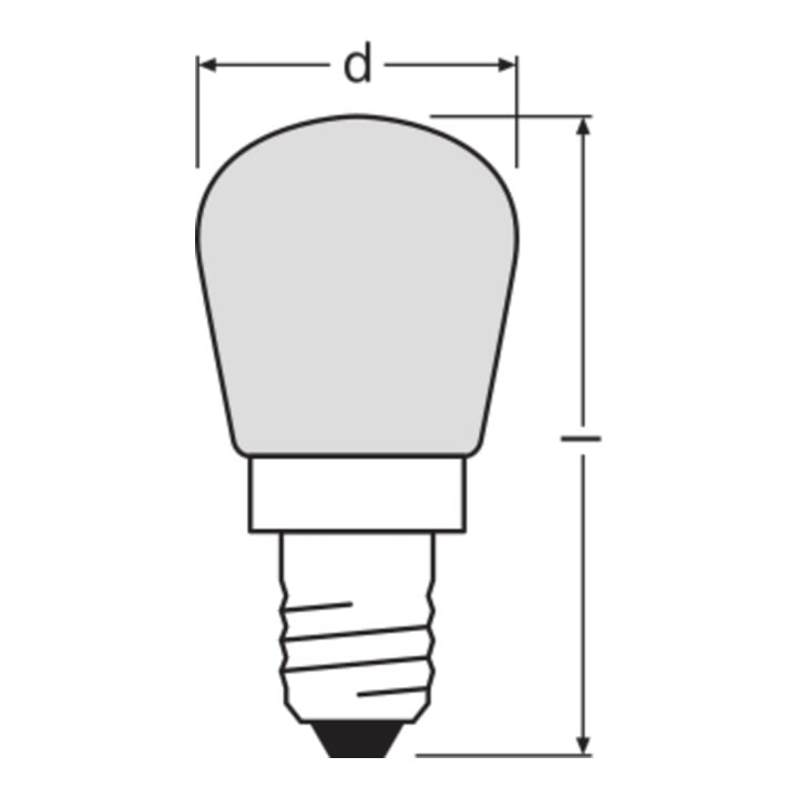 OSRAM LAMPE Special-Lampe 25W 230V E14 Birne SPC T26/57 FR25