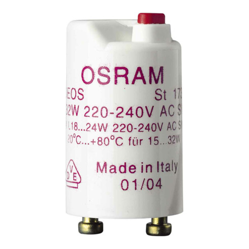 OSRAM LAMPE Starter f.Einzelschaltung 15-32W 230V ST 173 25er