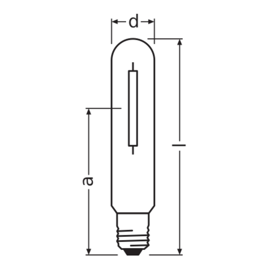 OSRAM Lampe Vialox 100W E40 NAV-T 100 SUPER 4Y
