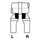 Outils de tournage côté coulant DIN 4980 ISO6 ISO6 HM P25/P30 droite-4