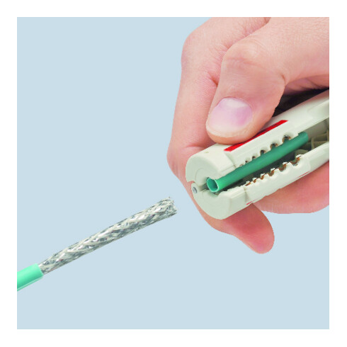 Outil à dégainer pour câbles de données Knipex