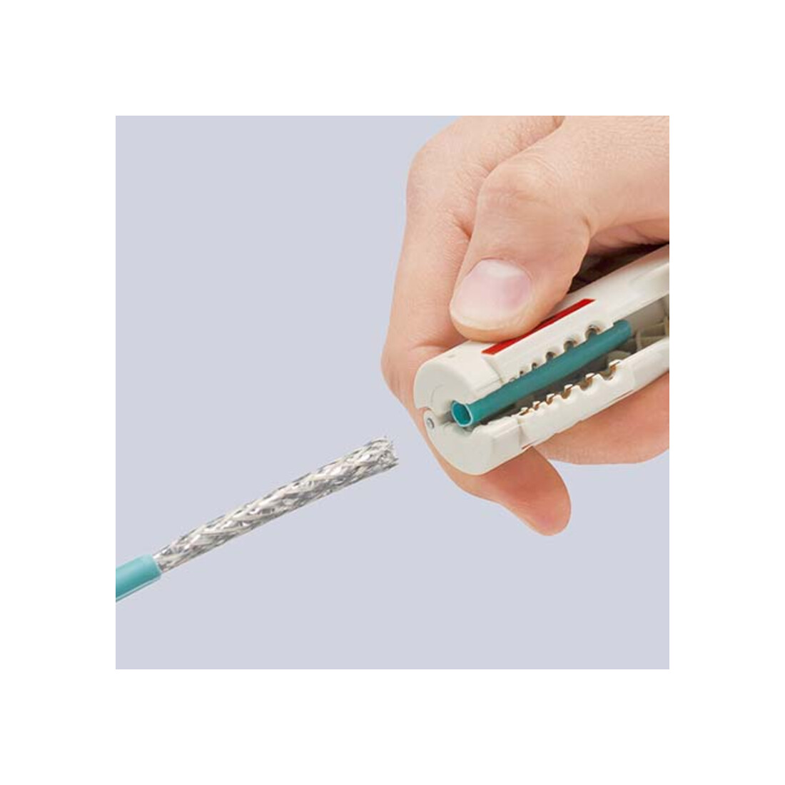 Outil à dégainer pour câbles de données Knipex