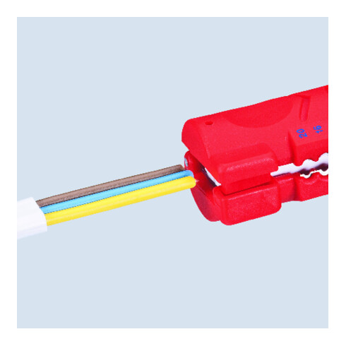 Outil à dégainer pour câbles plats et ronds Knipex