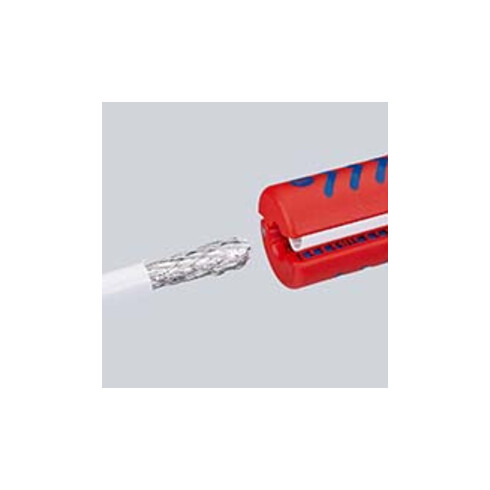 Outil à dénuder pour câbles coaxiaux Knipex