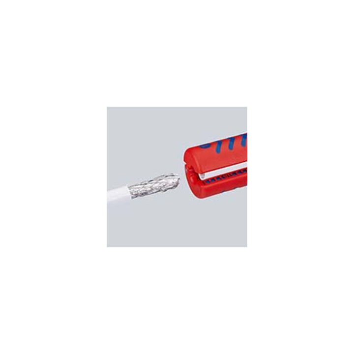Outil à dénuder pour câbles coaxiaux Knipex