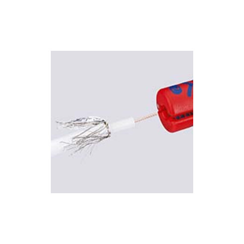 Outil à dénuder pour câbles coaxiaux Knipex