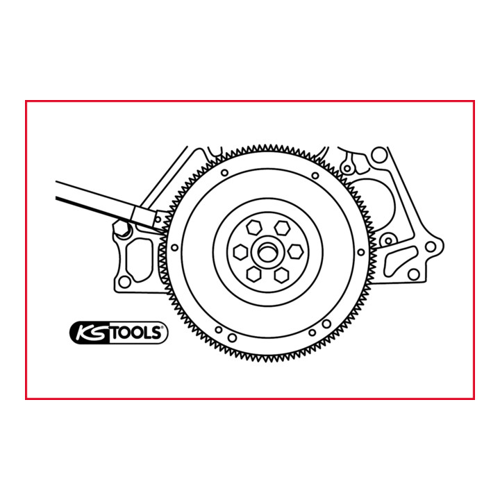 Outil de blocage  volant universel 255mm